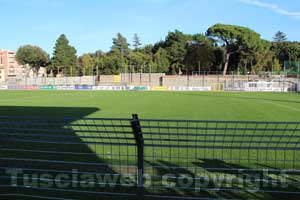 Lo stadio Rocchi di Viterbo