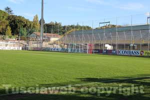Lo stadio Rocchi di Viterbo