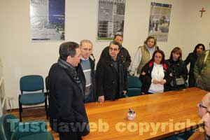 Il sindaco Marini riceve i dipendenti di Villa Buon Respiro