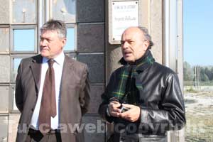 Il consigliere Fusco e il dottor Martella della Asl