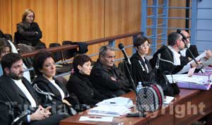 Le parti civili al completo