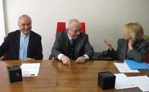 Ugo Gigli, Teodoro Buontempo e Gabriela Grassini
