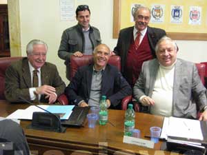 Fracassini, Bruni, Camilli e dietro Capitoni e Simeone