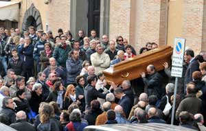 Il funerale di Giuseppe Delle Monache