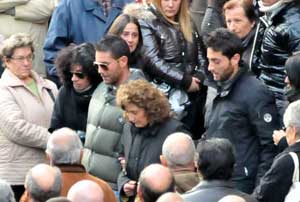 Il funerale di Giuseppe Delle Monache