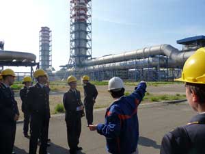 Gli allievi marescialli in visita alla centrale Enel