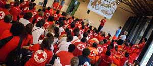 I volontari della Croce Rossa