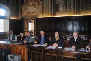 La presentazione in Comune