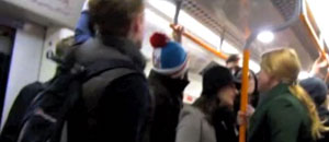 Un'immagine del flashmob