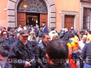 I dipendenti di Talete bloccano via Saffi