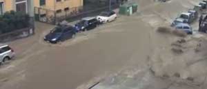 Genova sommersa dall'acqua