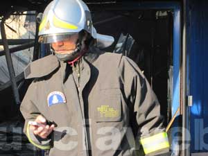 Incendio al capannone di Mondo Convenienza