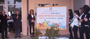 Inaugurazione Liceo artistico statale