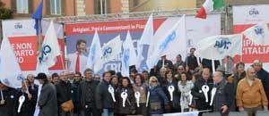 La manifestazione a Roma della Cna
