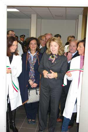 Il prefetto Scolamiero all'inaugurazione