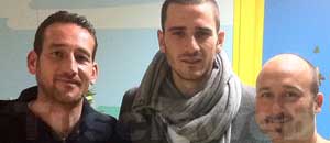 Leonardo Bonucci al Gemelli