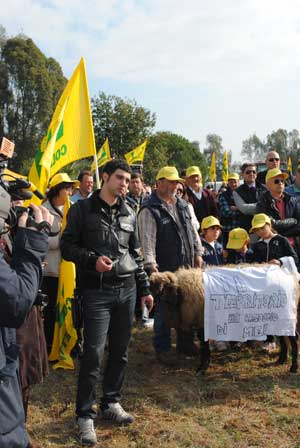 La manifestazione dei pastori