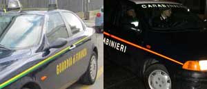 I carabinieri e la finanza