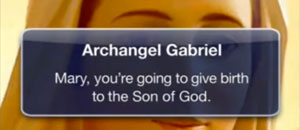 L'annunciazione via Iphone