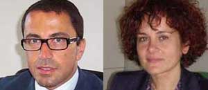Andrea De Simone (Confartigianato) e Luigia Melaragni (Cna)