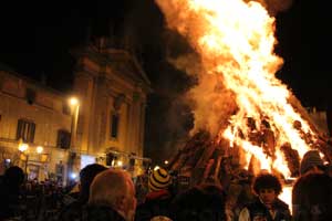 Il fuoco di Sant'Antonio a Bagnaia