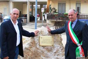 L'assessore Ranucci e il sindaco Mazzola
