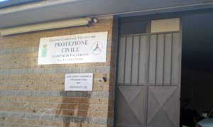La sede di Vallerano della Protezione civile