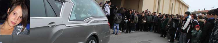 I funerali di Tiziana Tedeschi