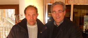 Bouabid El Habib con il sindaco di Farnese Alessandro Santi