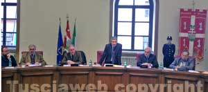 La seduta del consiglio provinciale straordinaria