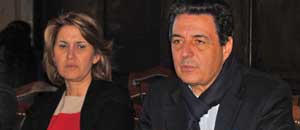 Il sindaco Marini e il liquidatore Cev Spa Cinzia Marzoli