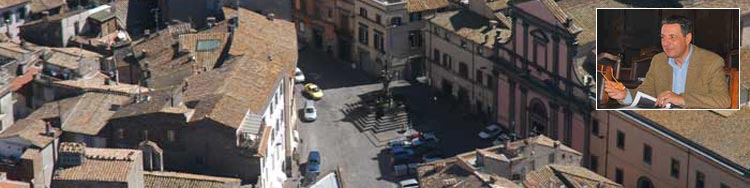 Piazza Fontana Grande e nel riquadro Giulio Marini