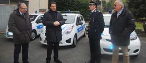La presentazione dei nuovi mezzi della Polizia locale