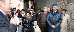 La cerimonia in onore del maresciallo Ramacci