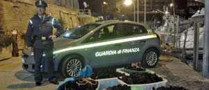 I ricci sequestrati dalla Guardia di Finanza