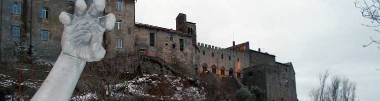 Palazzo Papale sotto la neve