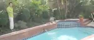 L'uomo prima del tuffo