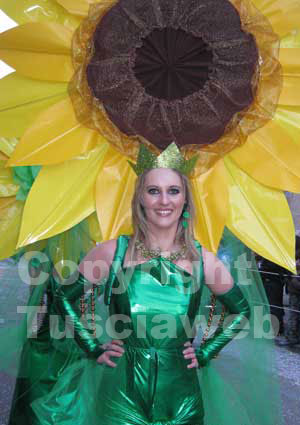 Alcune delle maschere delle edizioni passate del Carnevale ronciglionese