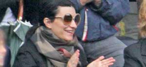 La Pausini allo stadio a Cura di Vetralla