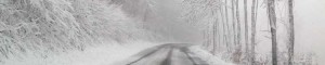 Neve sulle strade della Tuscia