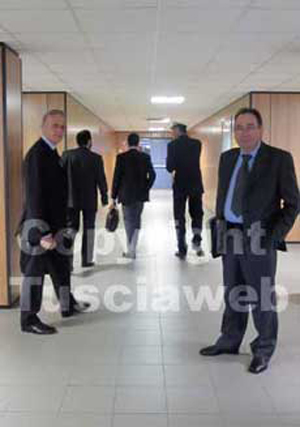 Sangiorgi, Camilli, Gianforte e Cruciani in Procura per l'interrogatorio col pm dell'11 aprile 2011