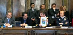 Arturo Vittori in consiglio comunale