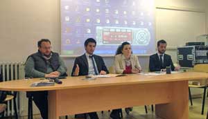 Bianchini e Frontini alla presentazione di "MeloMerito"