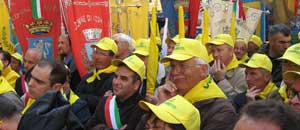 La manifestazione della Coldiretti a Roma