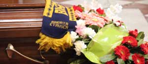 Il funerale di Eraldo Delle Monache