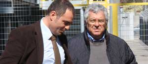 Carlo Graziani al Rocchi con l'imprenditore romano