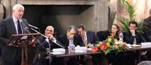 Un momento della premiazione