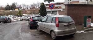 Il parcheggio di Belcolle, ingombro di automobili