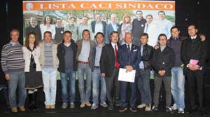 Battistoni a Montalto per Sergio Caci