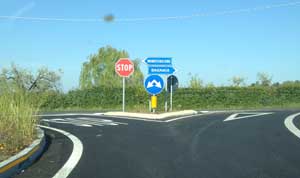 I cartelli sulla superstrada